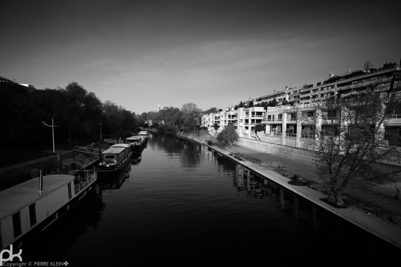 Along the seine